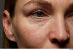 Eye Face Nose Cheek Ear Skin Woman White Slim Wrinkles Studio photo references